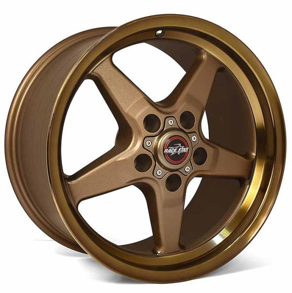Race Star Roue 92 Drag Star Bracket Racer 17x9.5 5x4.75BC 6BS - bronze