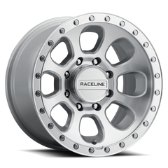 Raceline 961MC Bolt 17x9in / 8x165.1 BP / -12mm Offset / 130.81mm Bore - Machined Cc