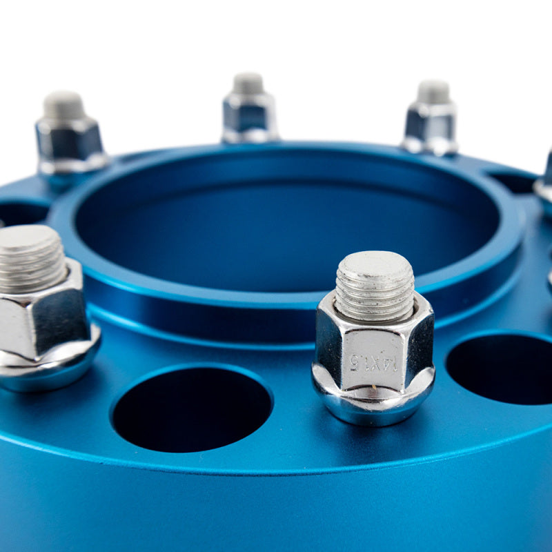 Mishimoto Entretoises de roue 5x150 110.1 25 M14 - bleu