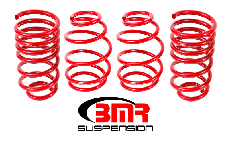 BMR Ensemble de ressorts d'abaissement (jeu de 4) 10-15 Camaro 5e génération V8 - rouge