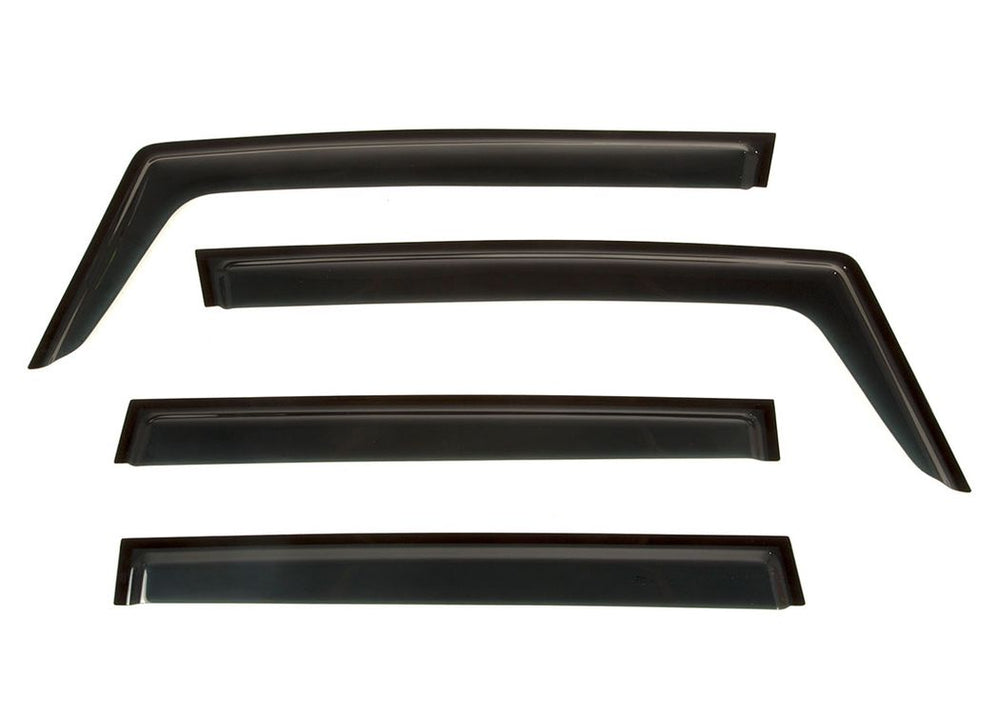 Rugged Ridge Window Visor 4PC SET BLACK - 1518 Renegade BU