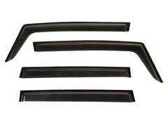 Rugged Ridge Window Visor 4PC SET BLACK - 1518 Renegade BU