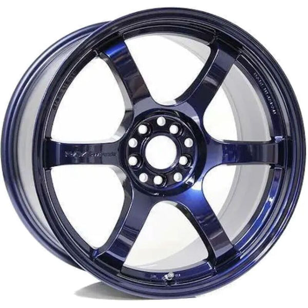 Gram Lights Roue 57DR 19x10.5 +35 5x112 - bleu Eternal Blue Pearl