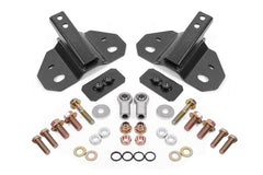 BMR Suspension 24-25 Ford Mustang Rear Steel Shock Mount - Black Hammertone