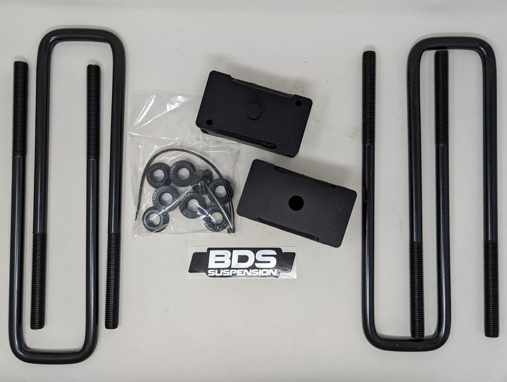 BDS Suspension Block Rear 2 in w/Overload (11-15 GMC/Chevrolet Sierra/Silverado 2500/3500 HD)