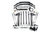 BDS Lift Kit 6in Diesel Long Arm Kit w/2 Leaf Main w/FOX Shocks