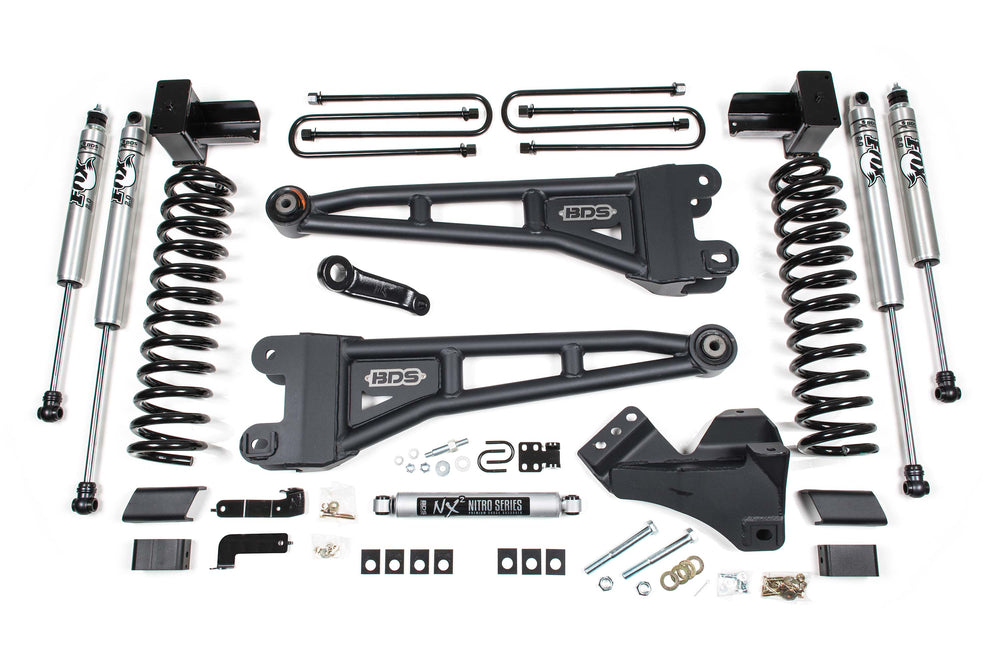 BDS Suspension 4" Lift Kit — Diesel — 2017-2019 Ford F-350 Super Duty, select trims, 4WD (BDS1575FS)