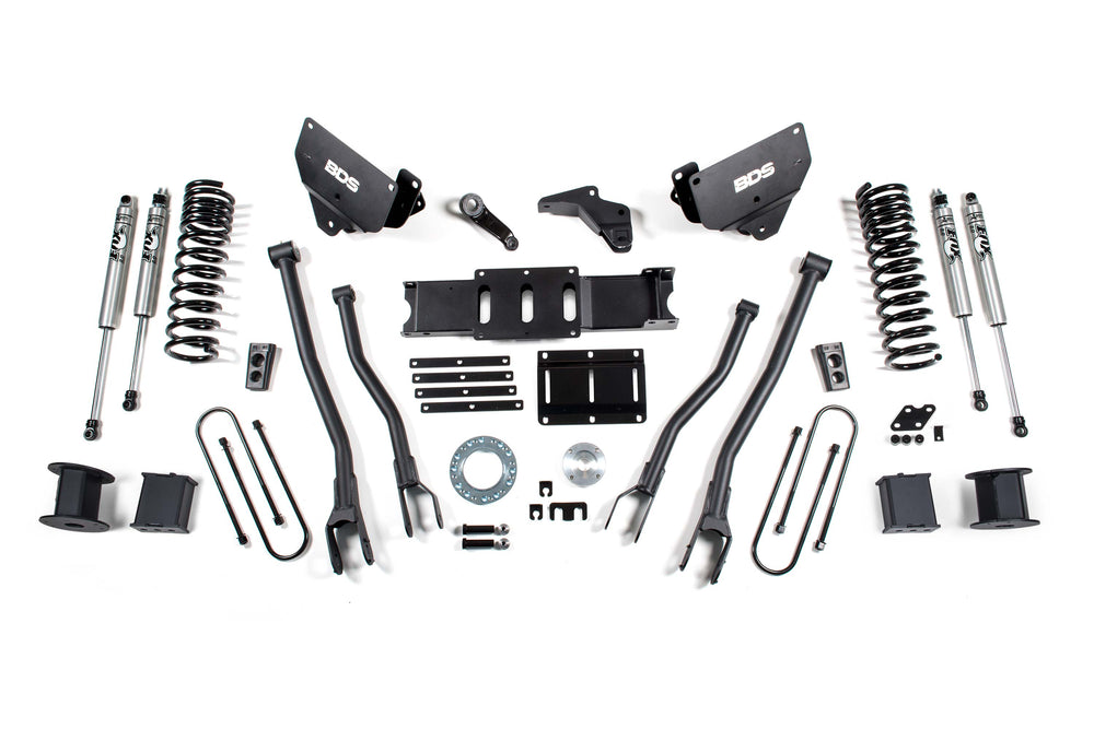 BDS Suspension 5.5" Lift Kit — Gas, Factory Rear Air Ride — 2013-2018 Ram 3500, 4WD (BDS1652FS)
