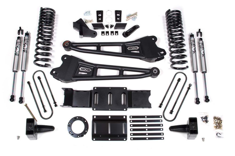 Kit de suspension BDS 5,5 pouces bras de suspension sans surcharge - Essence avec amortisseurs