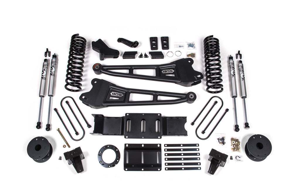 BDS Suspension 6" Lift Kit — Diesel, Factory Rear Air Ride — 2019-2024 Ram 3500, 4WD (BDS1725H)