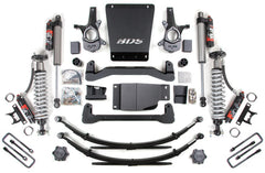 Kit de suspension surélevée 6 pouces pour GM 1500 4x4 2007-2013, arrière 3,5 pouces, ressort à lames - avant 2,5 PES C/O - arrière 2,5 PES P/B