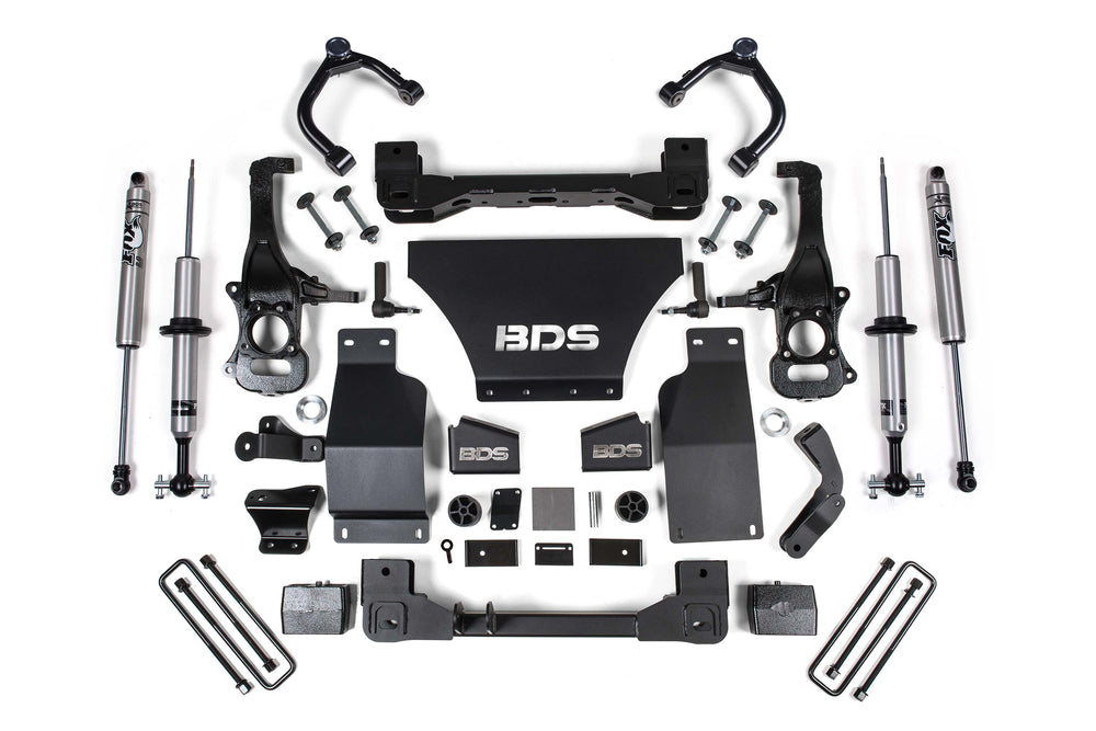 Kit de suspension BDS 4 pouces à ressorts hélicoïdaux et anneau de retenue - Gaz