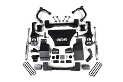 BDS Suspension 4" Lift Kit — Gas — 2019-2024 Chevy Silverado 1500 / GMC Sierra 1500, 4WD (BDS1800H)