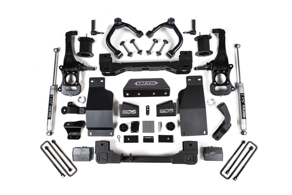 BDS Suspension 4" Lift Kit — Diesel — 2020-2024 Chevy Silverado 1500 / GMC Sierra 1500, 4WD (BDS1802H)