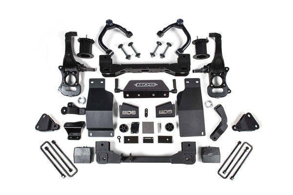 BDS Suspension 6" Lift Kit — Adaptive Ride Control — Diesel — 2020-2026 Chevy Silverado 1500 High Country / GMC Sierra 1500 Denali, 4WD (BDS1811H)