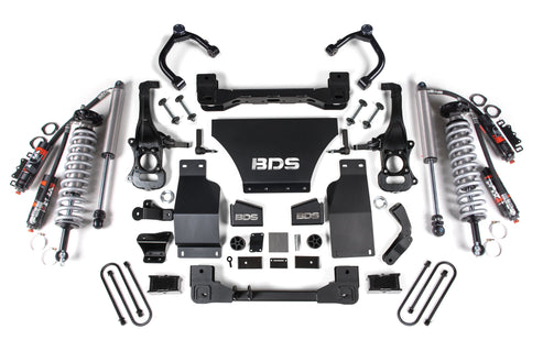 BDS Suspension 4" Lift Kit — 4WD — Gas — 2025-2026 Chevy Silverado 1500 / GMC Sierra 1500 (BDS1851PES)