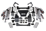 2025 Chevy/GMC 1500 4wd 4in Suspension Lift Kit, V8 Gas, 3in Rear, Block -Fox 2.5 PES C/O Front, Fox 2.5 PES Rear
