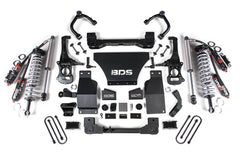 BDS Suspension 4" Lift Kit — 4WD — Gas — 2025-2026 Chevy Silverado 1500 / GMC Sierra 1500 (BDS1851PES)