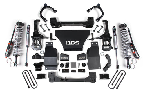 BDS Suspension 4" Lift Kit — 4WD — Gas — 2025-2026 Chevy Silverado 1500 / GMC Sierra 1500 (BDS1851PSS)