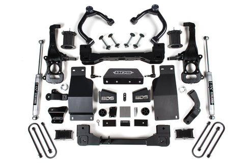 BDS Suspension Ensemble de rehaussement 4 po — 4RM — Diesel — 2025-2026 Chevy Silverado 1500 / GMC Sierra 1500 (BDS1853FS)