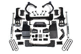 2025 Chevy/GMC 1500 4wd 4in Suspension Lift Kit, 3.0 Diesel / 2.7 Gas, 3in Rear, Block - Spacer Front, Fox 2.0 PS Rear