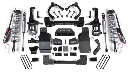 BDS Suspension Ensemble de rehaussement 4 po — 4RM — Diesel — 2025-2026 Chevy Silverado 1500 / GMC Sierra 1500 (BDS1853PSS)
