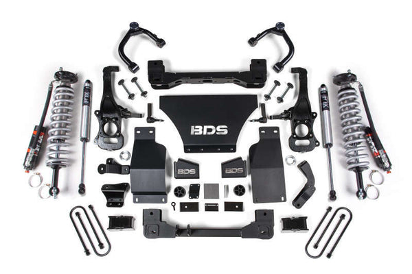 BDS Suspension 2.5" Lift Kit — 4WD — Gas — 2025-2026 Chevy Silverado 1500 Trail Boss / GMC Sierra 1500 AT4 (BDS1855PSS)