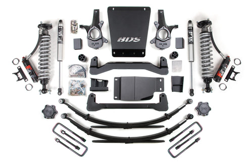 BDS Suspension Ensemble de rehaussement de 4 po — 4WD — 2007-2013 Chevy Silverado 1500 / GMC Sierra 1500 (BDS185PSS)