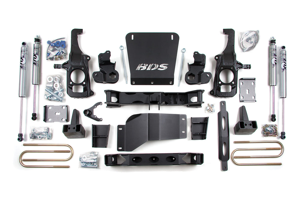 BDS Suspension 6.5" Lift Kit (W/o Overload w/FOX Shocks) (BDS196FS)