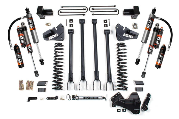 Kit de suspension surélevée 4-Link 5 po, arrière 3 po, bloc, gaz - Amortisseurs 2.5 PES, Ford F250/F350 4x4 2020-2022
