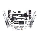 6 Inch Lift Kit w/ Radius Arm | 4 In Block Kit | 8 Bolt |  Ram 3500 (13-18) 4WD | Diesel | Fox 2.5 Performance Series HTO