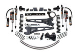 2020-2022 Ford F350 4wd 6in Radius Arm Suspension Lift Kit, 4in Rear, Block, Diesel, DRW - Fox 2.5 PES Shocks