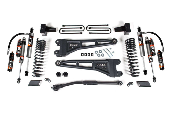 Kit de suspension rehaussé à bras de suspension de 3 po pour Ford F450 4x4 2020-2022, arrière de 1 po, blocs - Amortisseurs 2.5 PES