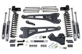 2023-2025 Ford F250/F350 4wd 5in Radius Arm Suspension Lift Kit, 3in Rear, Block, Diesel - NX2 shocks - w/o Overload Springs