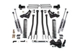 2023-2025 Ford F350 Super Duty 4wd 5in 4-Link Suspension Lift Kit, 2in Rear, Block, Diesel, DRW - NX2 Shocks