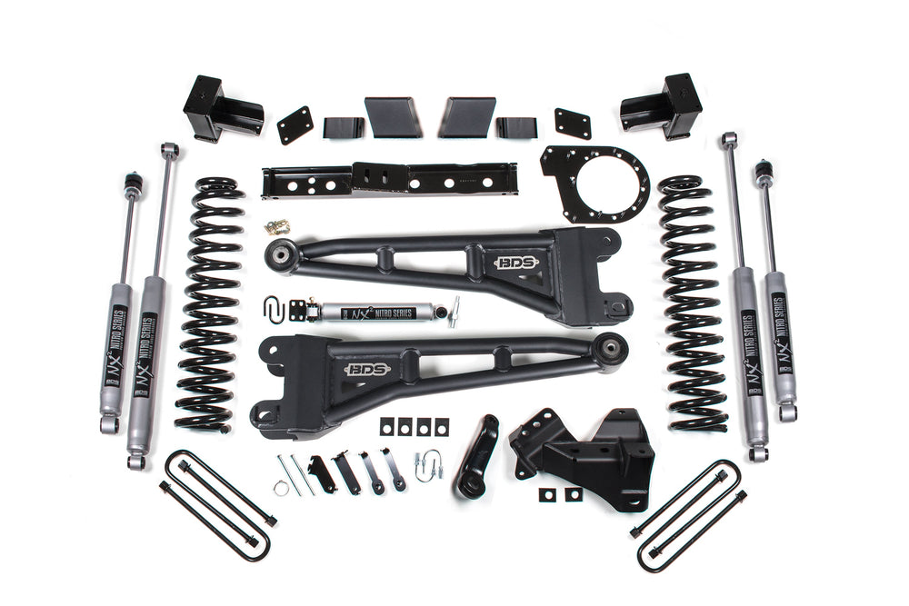BDS Suspension Ensemble de rehaussement 7 po — Diesel, 2023-2026 Ford F-350 Super Duty, 4RM (BDS2260FPE)
