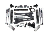 2023-2024 Ford F350 DRW 4wd 7in Radius Arm Suspension Lift Kit, 5in Rear, Block, Diesel - FOX 2.0 IFP PS Shocks Front and Rear