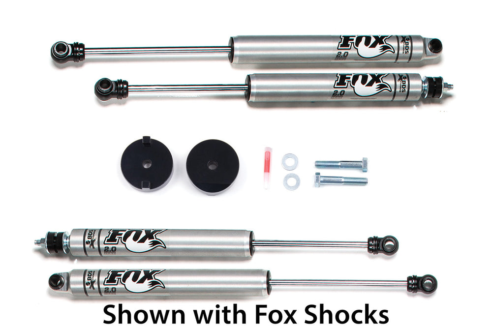 BDS Suspension Leveling Kit 0-1 in Gas or Diesel Coil Spacer Kit — 2005-2016 Ford F-250 / F-350 Super Duty, 4WD (BDS325H)