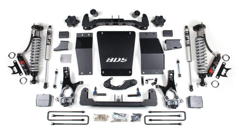 Kit de suspension rehaussé de 6 po pour GM 1500 4RM 2014-2018, acier moulé, 3 po arrière, bloc - 2.5 PES C/O avant - 2.0 IFP PS arrière