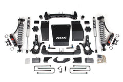 Kit de suspension rehaussée de 4 pouces pour GM 1500 4x4 2014-2018, acier moulé, arrière de 2 pouces, bloc - avant C/O PES 2,5 - arrière P/B PES 2,5