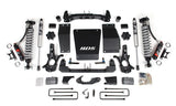 2014-2018 GM 1500 4wd 4in Suspension Lift Kit, Alum/Stamped, 2in Rear, Block - 2.5 PES C/O Front - 2.0 IFP PS Rear