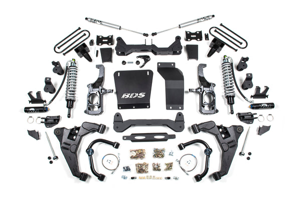 Kit de suspension BDS 6,5 po Système de suspension hélicoïdale sans surcharge (GMC/Chevrolet Sierra/Silverado HD 2011-2016)