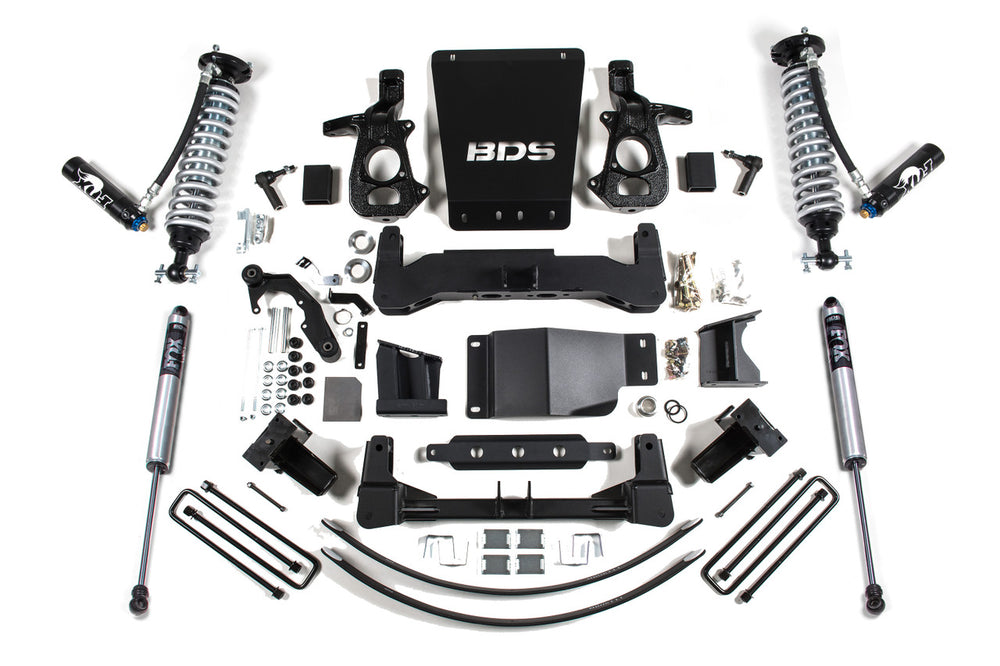 Kit de suspension 8 po pour GM 1500 4RM 2014-2018, bloc arrière 6 po - avant 2.5 Series DSC, arrière 2.0 IFP PS