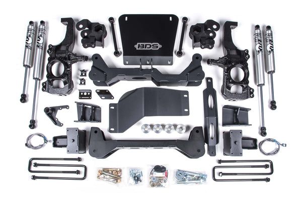 BDS Suspension Ensemble de rehaussement 6.5 po — 4RM, 2020-2026 Chevrolet Silverado 2500 HD / 3500 HD, GMC Sierra 2500 HD / 3500 HD, certaines versions (BDS753FS)