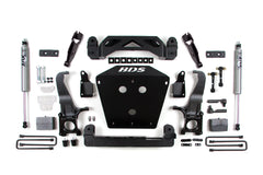 Kit de suspension BDS 7 po avec amortisseurs