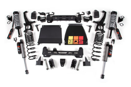 2022-2025 Toyota Tundra 4wd 5in Suspension Lift Kit, 4in Rear, Coil Spring - Fox 2.5 PES C/O Front, Fox 2.5 PES Rear