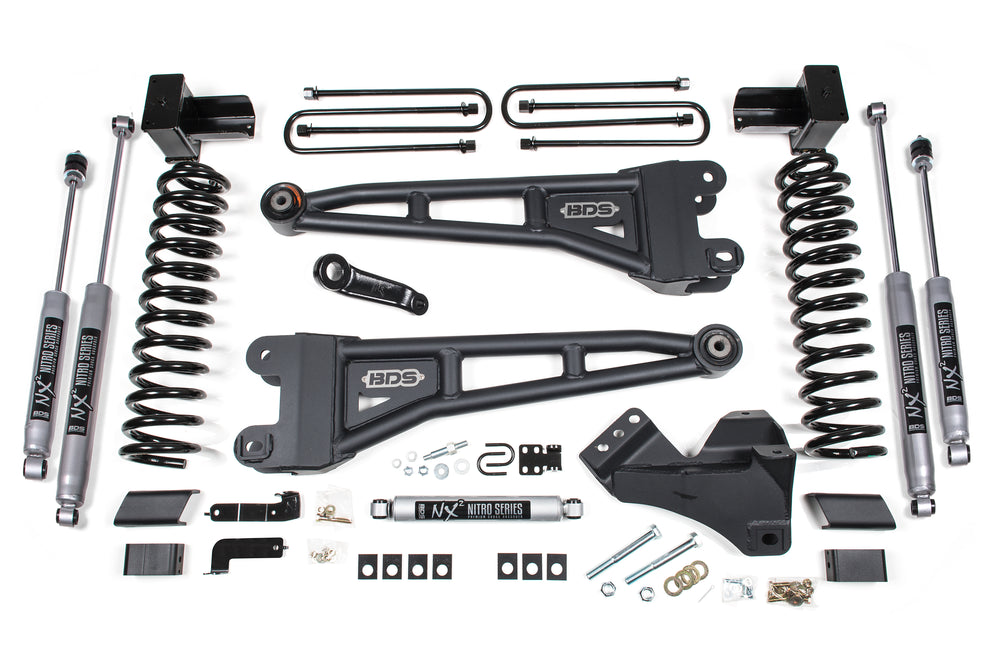 BDS Suspension Ensemble de rehaussement 5 po — Diesel, 2023+ Ford F-350, 4RM (BDS2261PS)