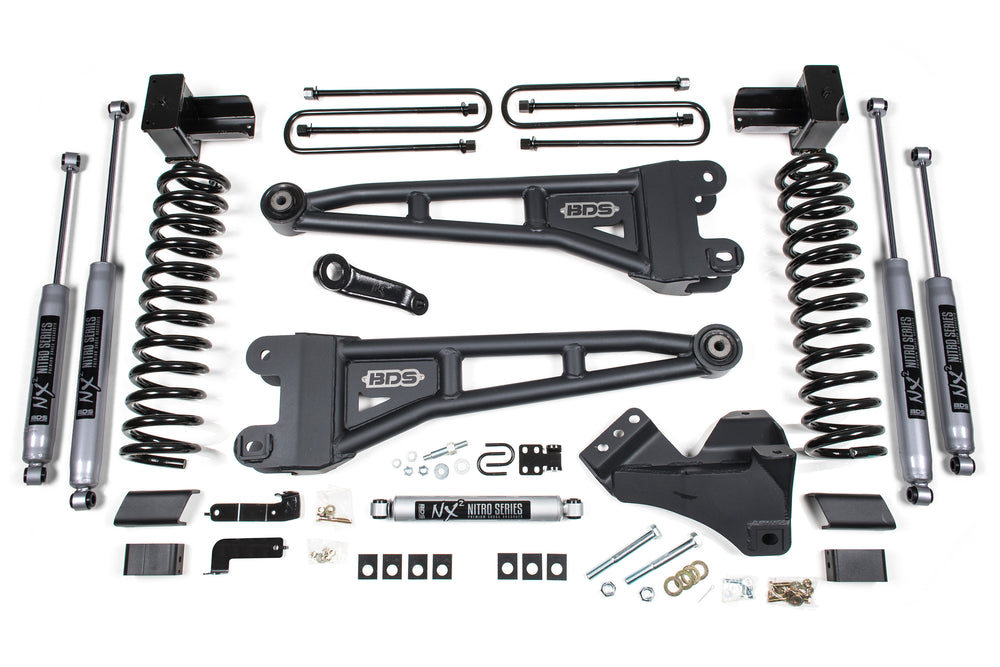 BDS Suspension Ensemble de rehaussement 4 po — Essence, 2020-2022 Ford F-350, 4RM (BDS1564H)