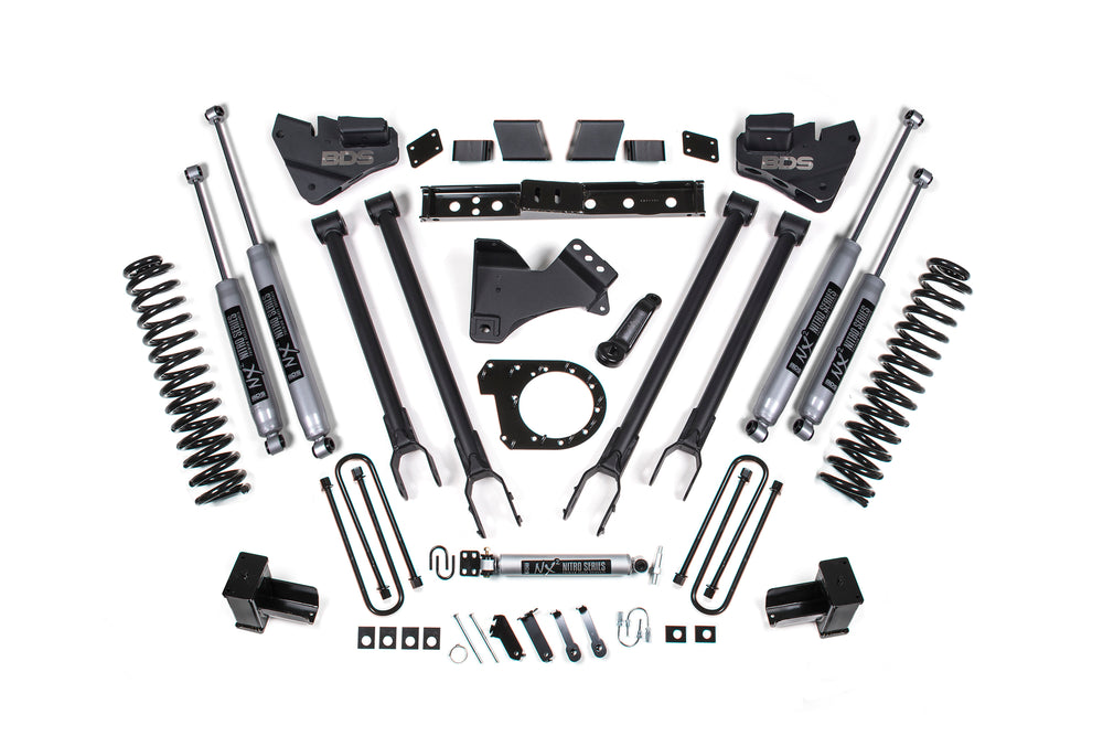 BDS Suspension 6" Lift Kit — Diesel — 2017-2019 Ford F-250 / F-350 Super Duty, select trims, 4WD (BDS1528FS)