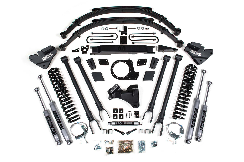 BDS Suspension 8" Lift Kit — Gas — 2020-2022 Ford F-250 / F-350 Super Duty, select trims, 4WD (BDS1960FS)